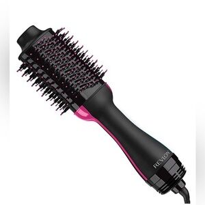 Revlon Hair Dryer Round Brush Black & Pink